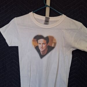 Gildan White Heart Graphic Tee